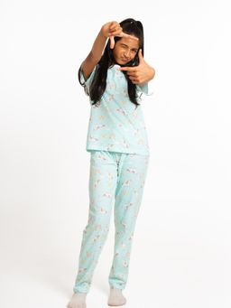 Napchief - Unicorn Aop T-Shirt with Pyjama (Set of 2)