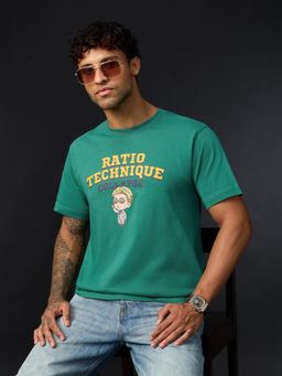 The Souled Store - Official Jujutsu Kaisen: Nanami Men Relaxed Fit T-Shirts
