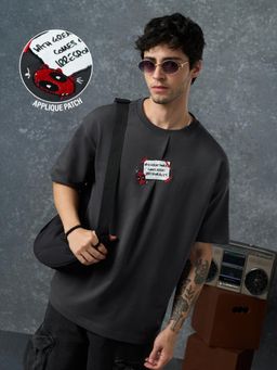 The Souled Store - Official Deadpool: The Degenerate Men Oversized T-Shirts