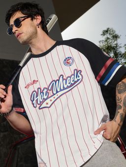 The Souled Store - Official Hot Wheels: No Brakes Club Men Oversized T-Shirts