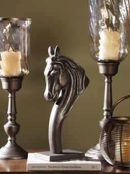 Pure Home + Living - Bronze Antique Finish Horse Head Sculpture
