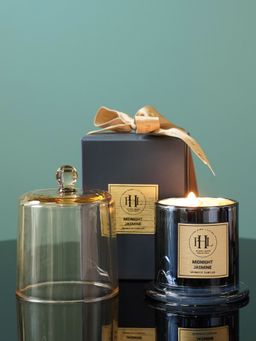 Pure Home + Living - Midnight Jasmine Bell Jar Candle - Blue