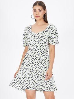 Kibo - White Polyester Dress