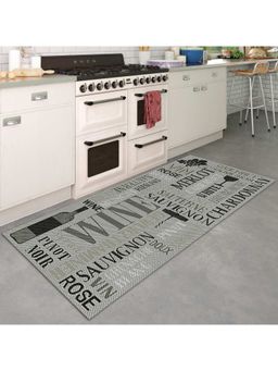 OBSESSIONS - Machine Made Anti- Static In & Outdoor Printed Carpet, Grey & D.Grey