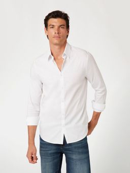 Guess - White Solid Shirt