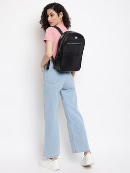 KLEIO - Vegan PU Leather Push Lock Messenger Sling Crossbody Handbag For Womens-Girls