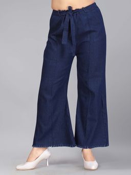 Aarika - Girls Navy Blue Denim Jeans