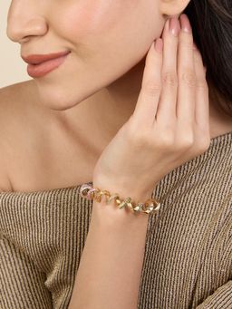Isharya - Multi-Color Disco Spiral Cuff Bracelet