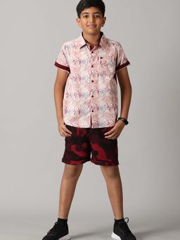 KiddoPanti - Half Sleeve Printed Shirts With Shorts