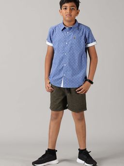 KiddoPanti - Half Sleeve Printed Shirts With Shorts