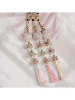 Ruby Raang Studio - Colourful Gota Pati Work Parandi