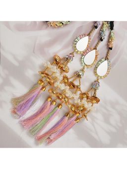 Ruby Raang Studio - Colourful Gota Pati Work Parandi