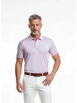 OUTERWORLD - Adora Mauve Travel Polo T-Shirt