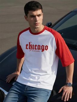 LEOTUDE - Men's White Oversized T-Shirt