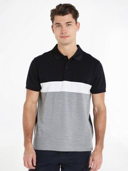 LEOTUDE - Men's Grey Polo T-Shirt