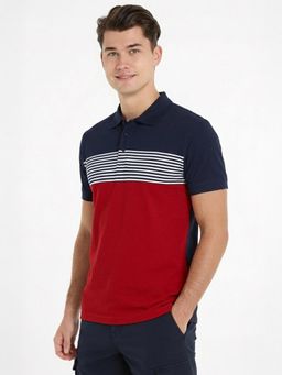 LEOTUDE - Men's Navy Blue Polo T-Shirt