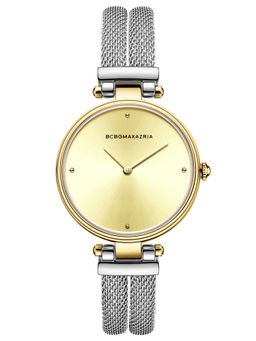 BCBGMAXAZRIA - MAXAZRIA Quartz Gold Round Dial Women's Watch - BG50672001