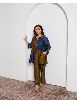 Vaaya - The Mosaic Silk Chanderi Co-Ord Set