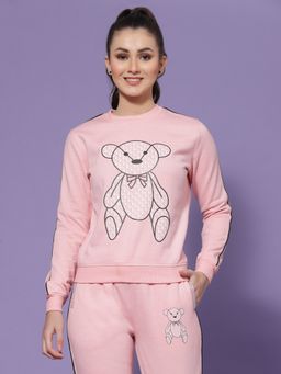 KASSUALLY - Teddy Bear Print Sweatshirt