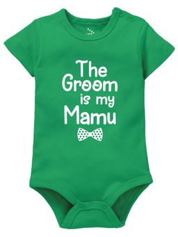 Zeezeezoo - Wedding Theme The Groom Is My Mamu Baby Onesie