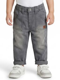 MINI KLUB - Boys Grey Cotton Jeans