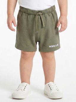 MINI KLUB - Boys Olive Cotton Shorts