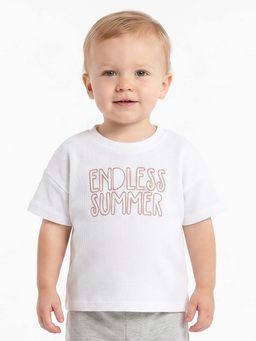 MINI KLUB - Boys White Cotton T-Shirt