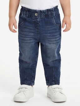 MINI KLUB - Girls Blue Cotton Jeans