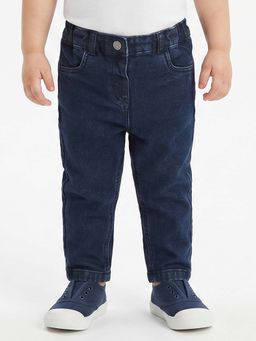 MINI KLUB - Girls Blue Cotton Jeans