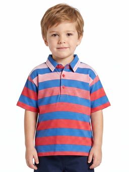 MINI KLUB - Boys Multi-Colour Cotton Polo T-shirt