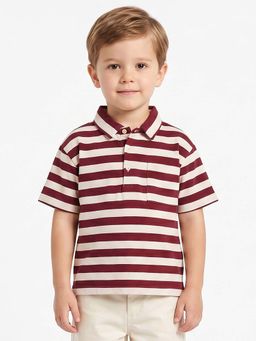 MINI KLUB - Boys Multi-Colour Cotton Polo T-shirt