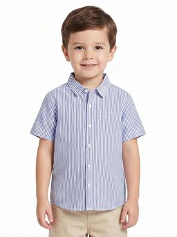 MINI KLUB - Boys Blue Cotton Shirt