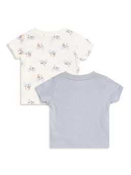 MINI KLUB - Boys Multi-Colour Cotton T-Shirts (Pack of 2)