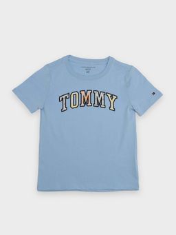 Tommy Hilfiger - Boys Blue Cotton T-Shirt