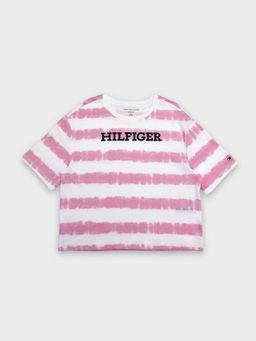 Tommy Hilfiger - Girls Pink Cotton T-Shirt