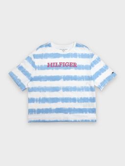Tommy Hilfiger - Girls Blue Cotton T-Shirt