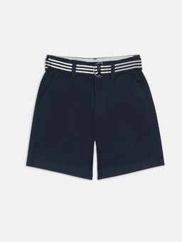 Tommy Hilfiger - Boys Navy Blue Cotton Short
