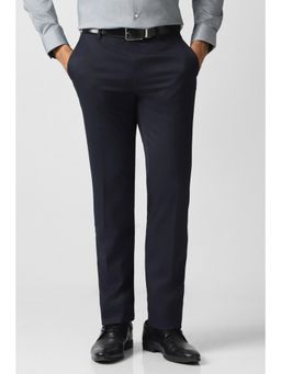 Van Heusen - Navy Blue Stripes Slim Fit Trousers
