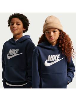 Nike - Sportswear Youth Kids Club Fleece Hoodie - Blue