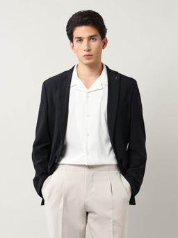 Arrow - Men's Zero Calorie Slim Fit Textured Blazer