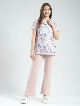 Monte Carlo - Women Printed Collar Neck Co-Ord Set (Set of 2)