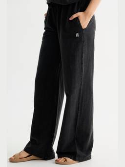 Chapter 2 - Black Washed Cotton Viscose Pant