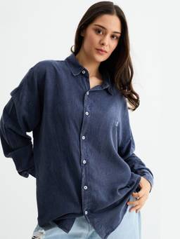 Chapter 2 - Washed Past Blue Linen Shirt