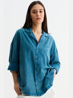 Chapter 2 - Aqua Blue Washed Past Shirt