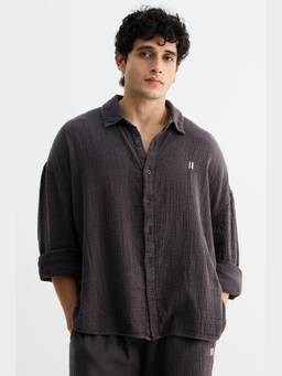 Chapter 2 - Brown Wash Gauze Cotton Shirt