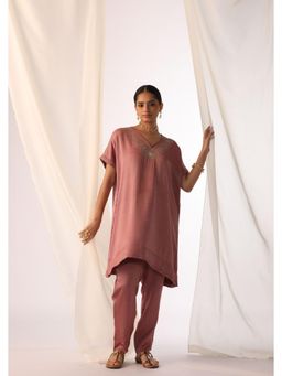 Myoho - Mauve Embellished Tunic and Apnt
