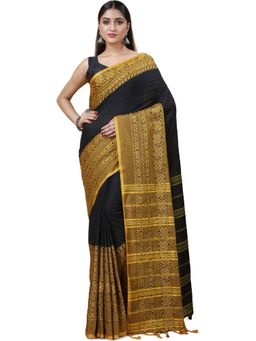 Ruuprekha - Woven Handloom Pure Cotton Saree with Unstitched