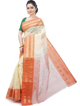 Ruuprekha - Printed Tant Cotton Blend Saree