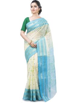 Ruuprekha - Printed Tant Cotton Blend Saree