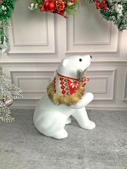 Little Surprise Box - Big Snow Polar Bear, Christmas Winterland Decor/Christmas Decoration